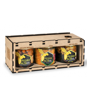 Coffret miel amande, polen,...